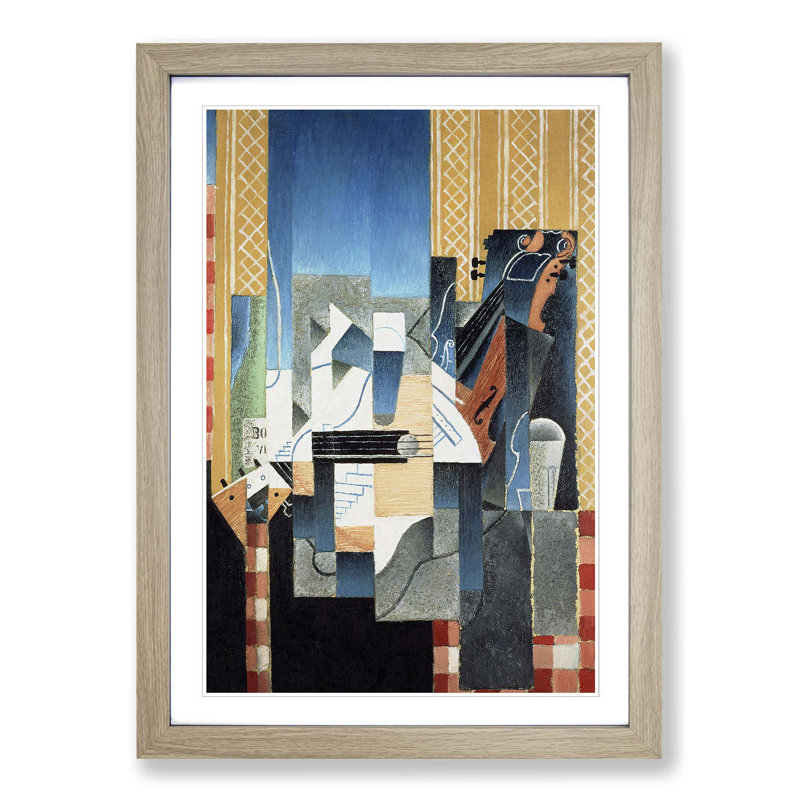 Juan Gris - Single Picture Frame Painting, Oak
