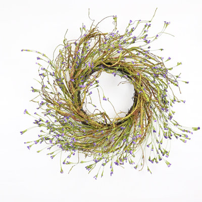 26" Wildflower Spring Front Door Wreath 