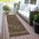 Machine Washable Indoor/Outdoor Xhevrie Chocolate Rug