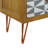 Sandie Wood Nightstand, Table De Chevet, 3 Drawers Nightstand