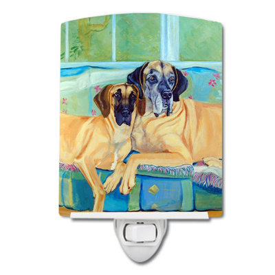 Great Dane Ceramic Night Light