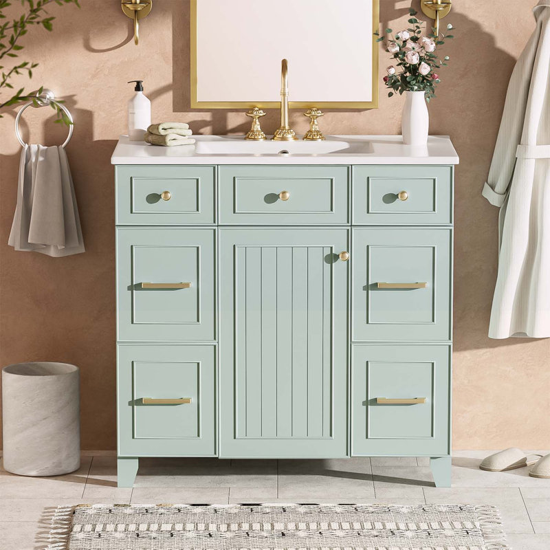 Meuble-lavabo sophistiqué avec des caractéristiques haut de gamme pour une fonctionnalité optimale