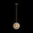 Gridora 1-Light Modern Industrial Single Pendant with Glass Globe Shade-2100141761