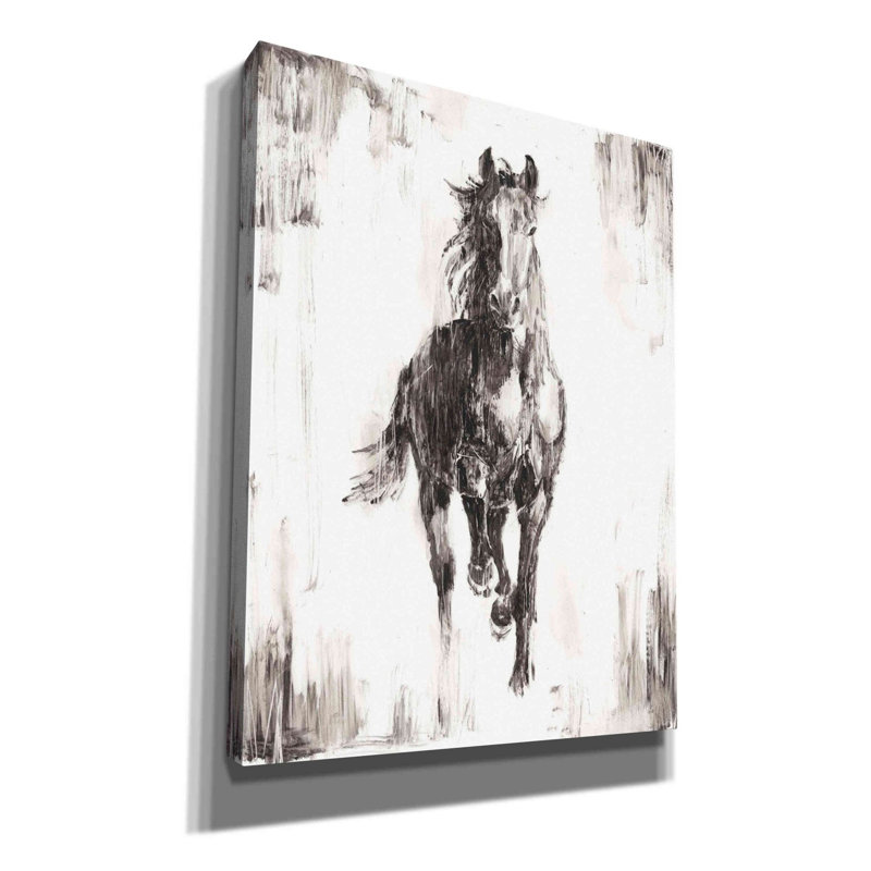Étalon I - reproduction d'art sur toile tendue, H 26 po x l 18 po x P 0,75 po