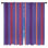 Rideaux de fenêtre mauve et orange à rayures transparentes et obscurcissant - 2 panneaux