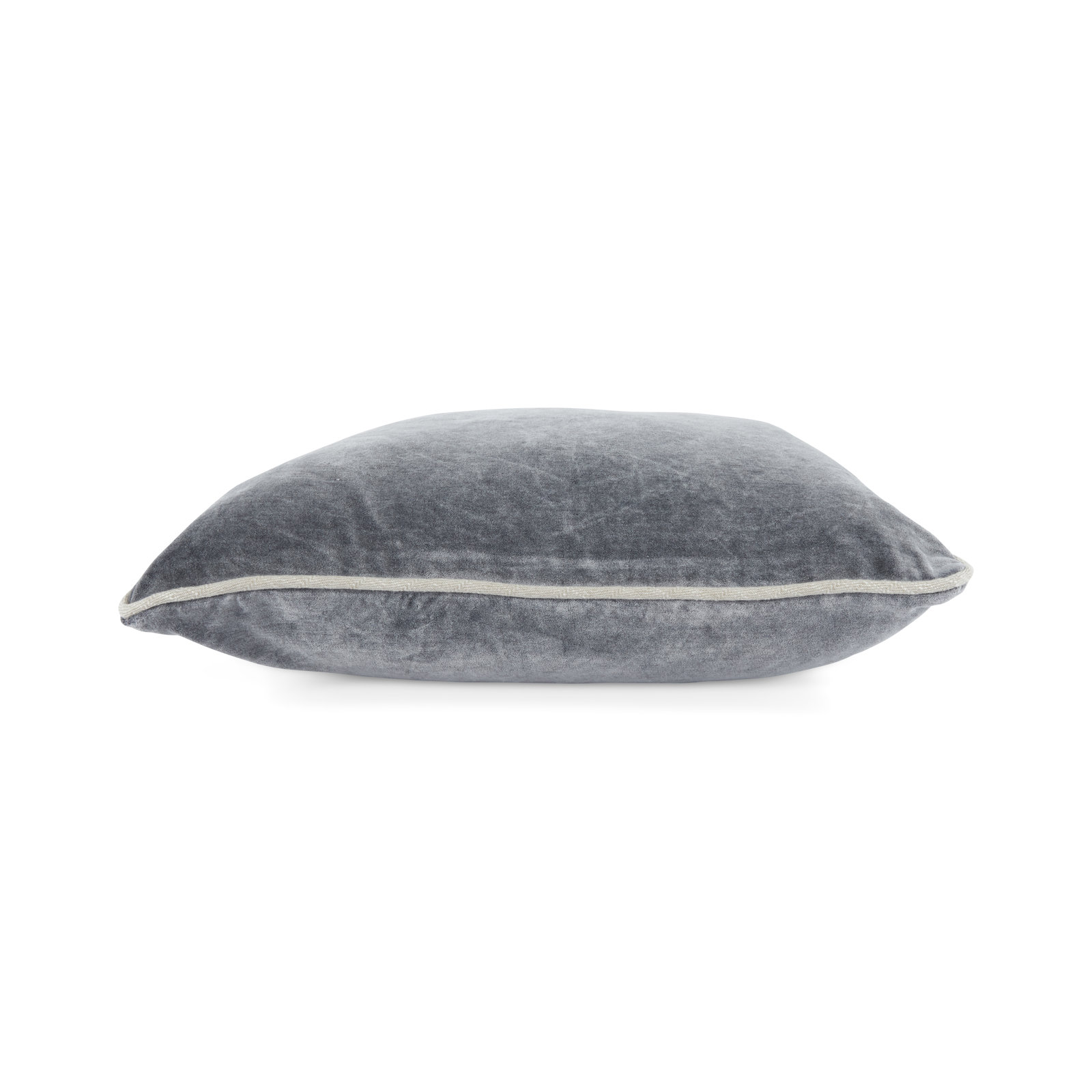 Goodall Throw Pillow, Dark Gray, Square 18"
