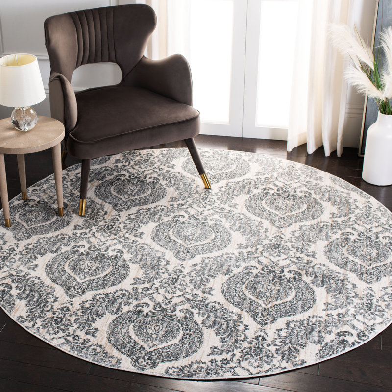 Coyer Performance Ikat Rug, Round 6'7"
