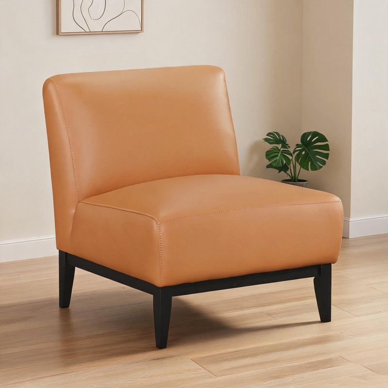 Fauteuil de chambre luxueux 1 place 28,5 pouces, Orange