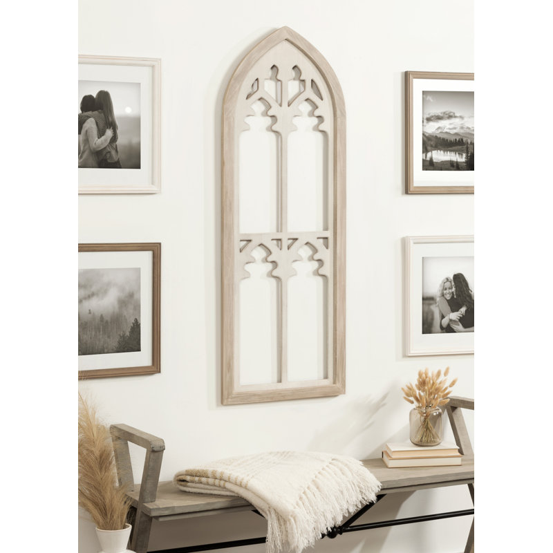 Amabelle Wall Art Plaque 16x46 White, Natural