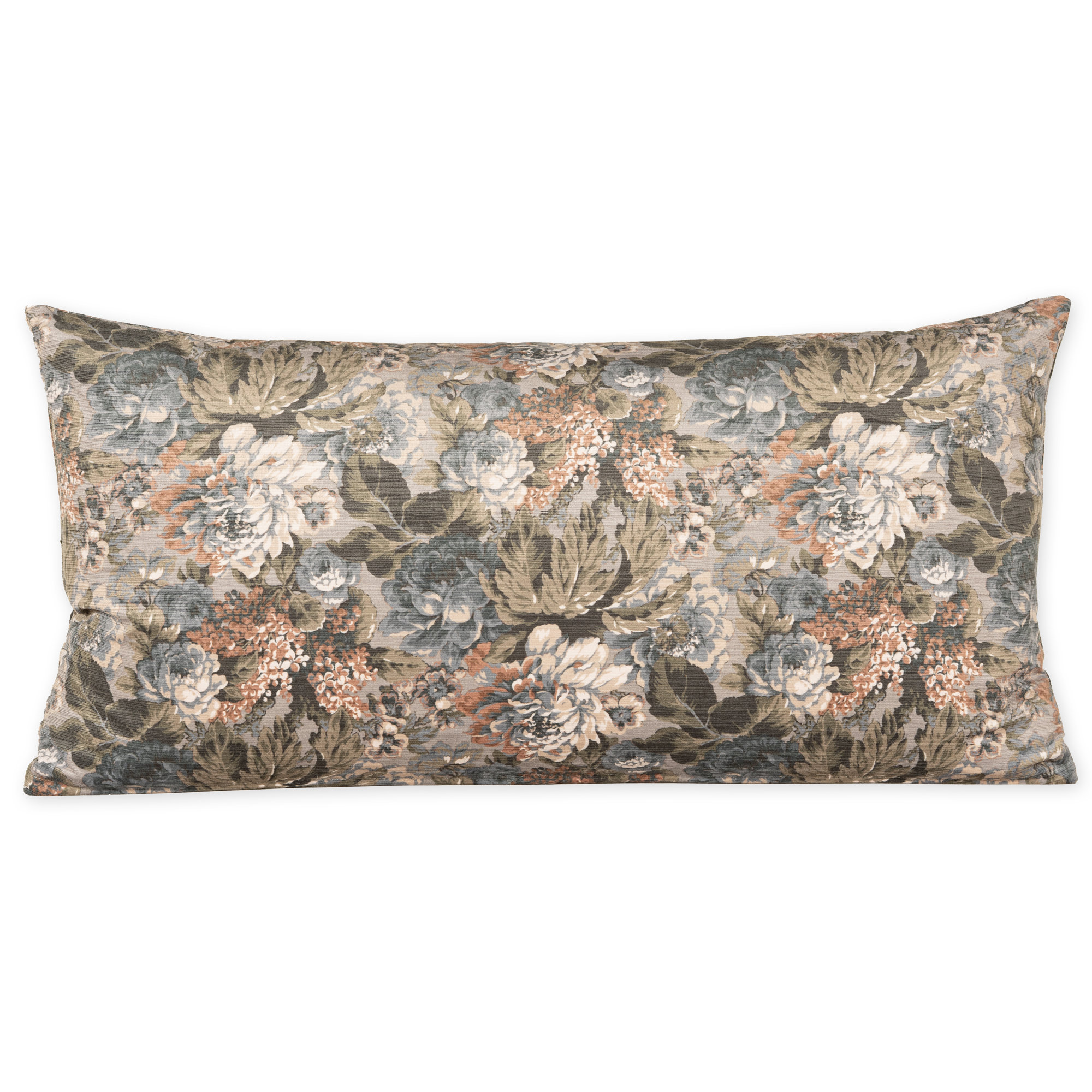 Olcott Throw Pillow, Feather, Rectangle 12"H x 21"W