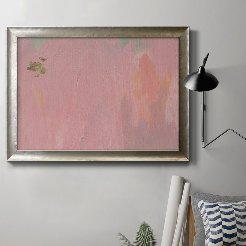 Cherry Horizon II - Peinture sur toile encadrée, L 36 po x H 24 po