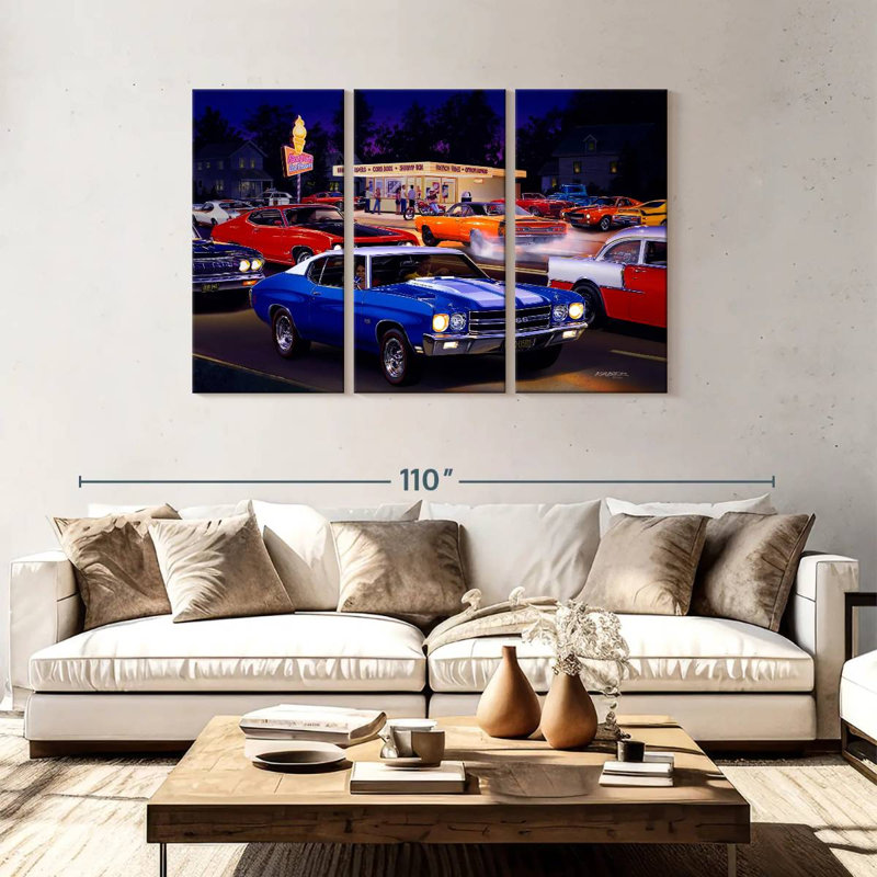 Mehar Fast Fred's, 48" H x 74" W