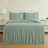 Sinclair French Country Chic Ruffle Skirt Bedspread Set-122443842-73895827