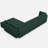 Corduroy Modular Freely Combined Sofa Bed Sleeper Variable Sectional Sofa Storage Couch-1738145324