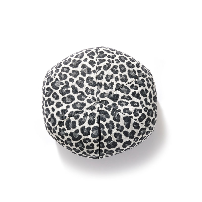 Backyard Bengal Circular Indoor/Outdoor Pillow Cover & Insert, Slate