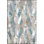 Tapis décoratif en forme de losange moderne à motif de croix de glace Ice-119081379