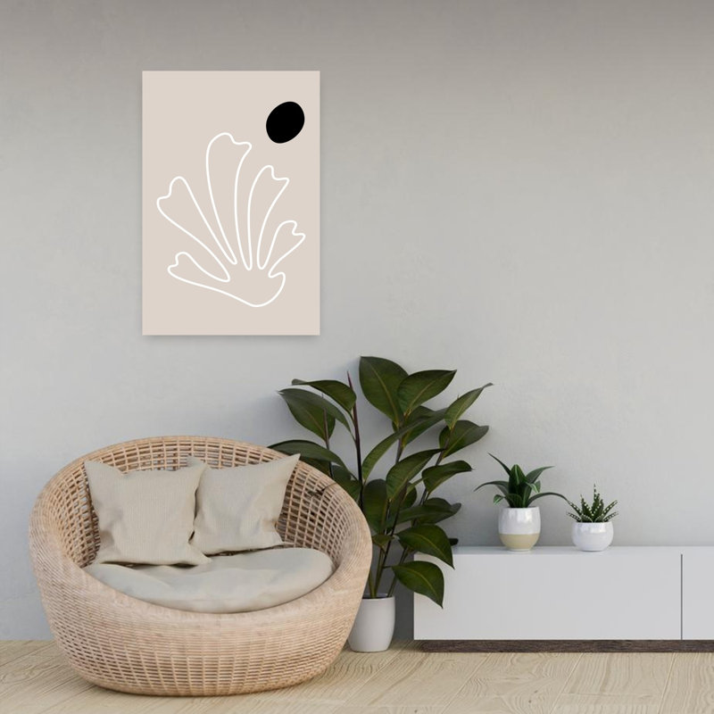 The Leaf 2, art contemporain abstrait, H 24 po x l 16 po