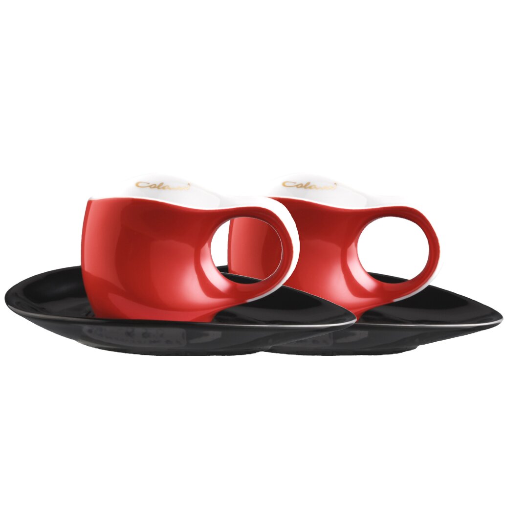 Espressotasse mit Untertasse-Set