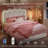 LED Velvet Upholstered Platform Storage Bed Frame With Drawer And Adjustable Headboard-816305411-816305412