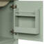 Meuble-lavabo de salle de bain avec lavabo en céramique, armoire de rangement et tiroirs-129240324