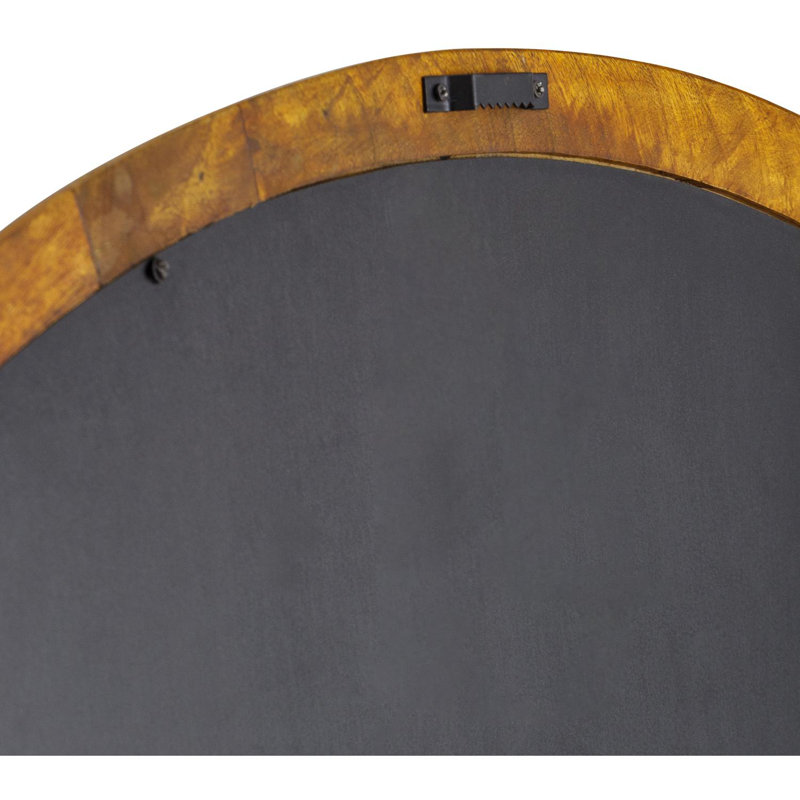 Meilahni Round Mirror, Brown
