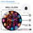 Art - 12'' Modern Glass Wall Clock
