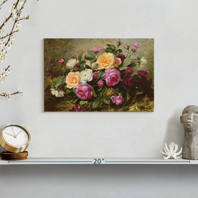 Harnek Full Blown Roses, 8" H x 12" W