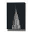  «Chrysler Building On Black» par Wild Apple Portfolio, art mural sur toile, 18 po x 26 po