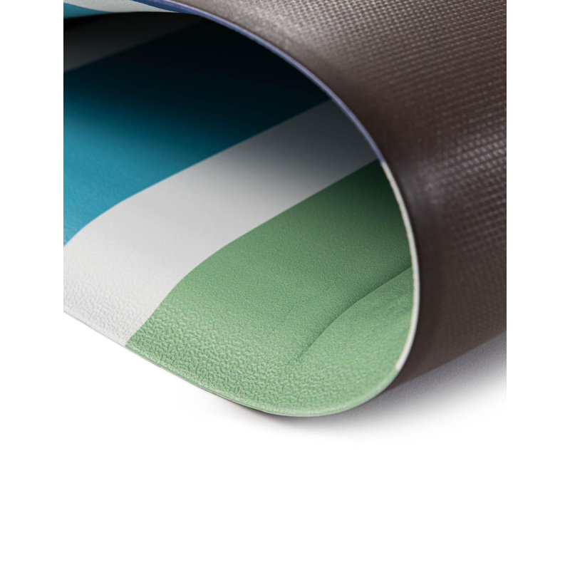 Band Tierica, Vert/bleu, Tapis de couloir 2 pi x 5 pi