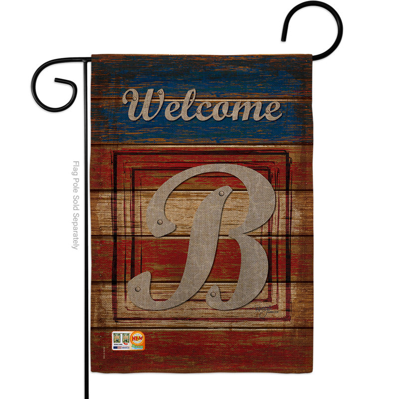 Drapeau de jardin patriotique en polyester 18,5 x 13 po Glenham, B