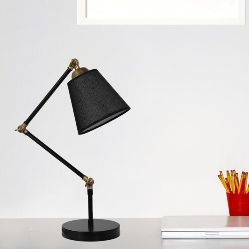 Lampe de bureau 17,72 po., Noir