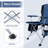 Folding Camping Chair Portable Outdoor Beach Chair, Heavy Duty Foldable Lawn chair Support 330lbs-831309950