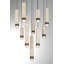 Lustre, 10 lumières, 22 po, laiton antique, travertin-1498502656