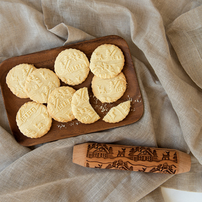 Nordic Ware Woodland Cottage Embossing Rolling Pin