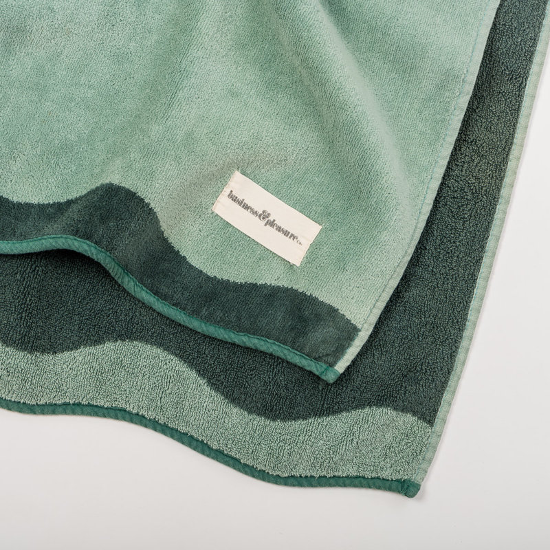 Beach Towel, Rivie Green