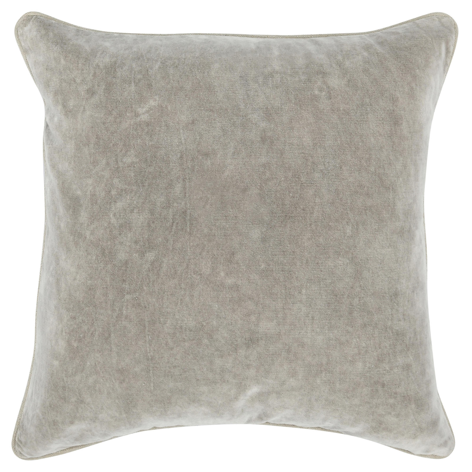 Goodall Throw Pillow, Silver, Square 18"