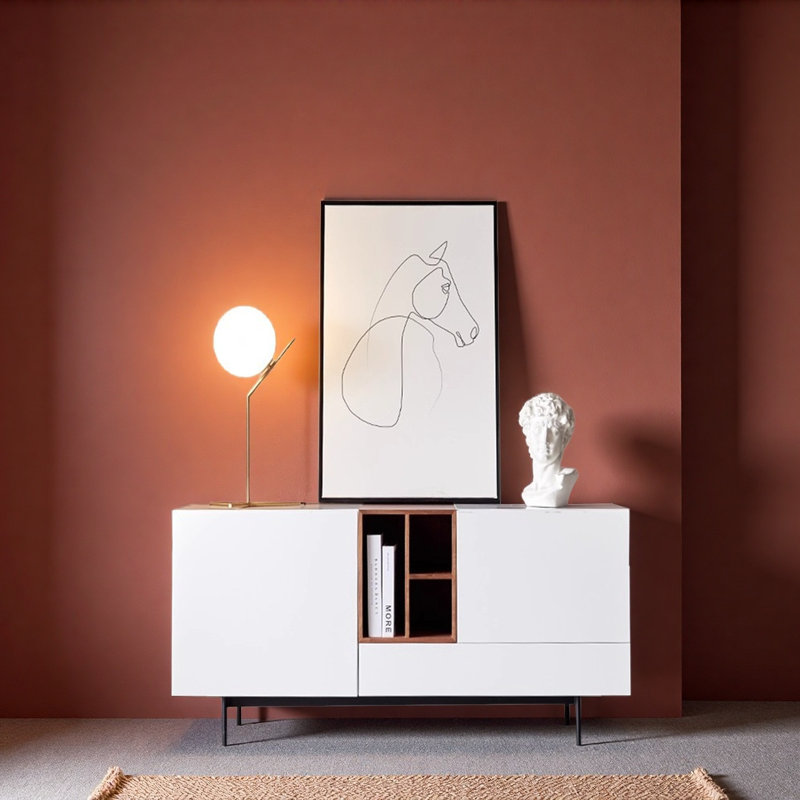 Extremely Simple Style Light Luxury Display Case, 25.59" H x 47.24" W x 14.96" D