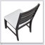 Ensemble de salle à manger 5 pièces en bois de style classique avec finition espresso foncé, rallonge et chaises confortables pour des repas élégants-1519675042
