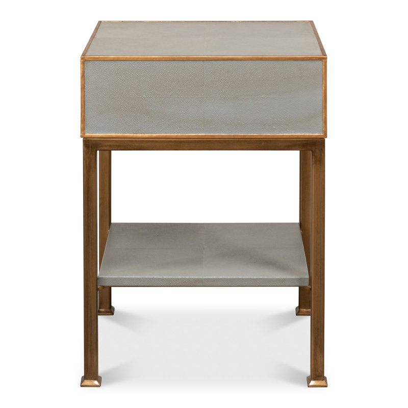 Gillian 1 - Drawer Solid Wood Nightstand
