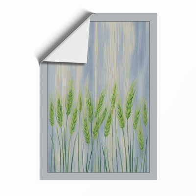 Weathered Wheat Rustic - Framed Print
