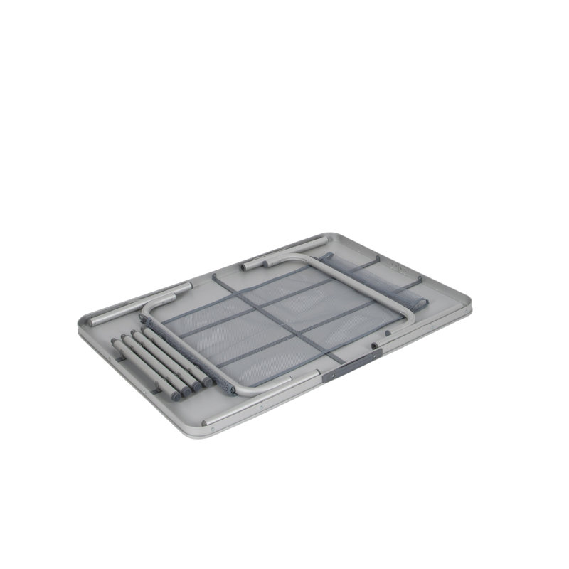 Femmy Rectangular Wood Metal Folding Outdoor Camping Table , cm W cm D, 70cm H x 100cm L x 70cm D