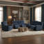 Ensemble de salon inclinable électrique 7 pièces avec fauteuil inclinable, causeuse et canapé, appuis-tête réglables et chargement USB-133689466-133689469