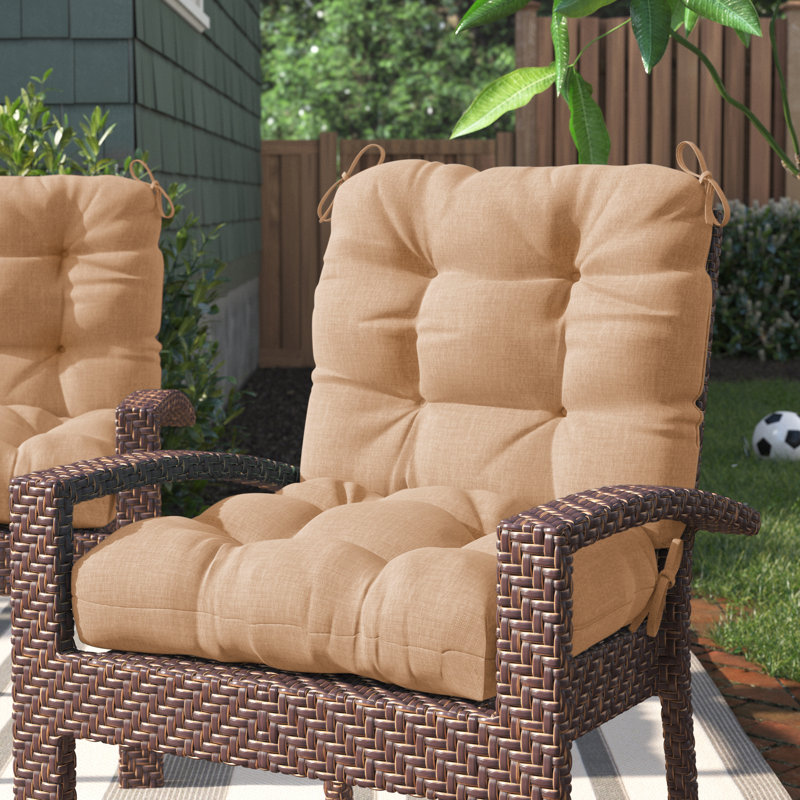 Coussin de chaise d'extérieur Lester, 2, H 21 po x l 21 po x P 21 po, Pierre
