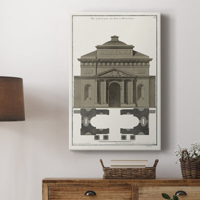 Buildings & Facades III -Custom Wrapped Gallery Cavas
