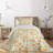 Polyester Floral Coverlet