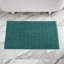Nora Cotton Terry Solid Absorbent Thick Checkered Washable Bath Mat Set Of 2-105971381