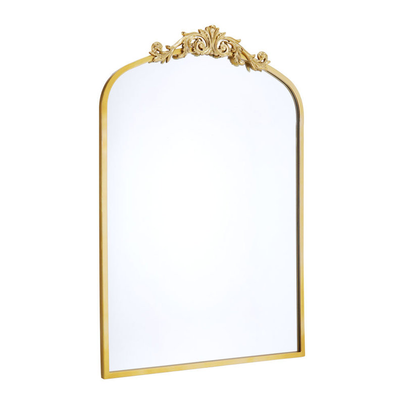 Dungonnell Iron Arch Mirror, Gold, 89.5cm H x 60cm W