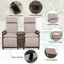 Causeuse inclinable avec table de rangement Hank-1210866150-1210866148