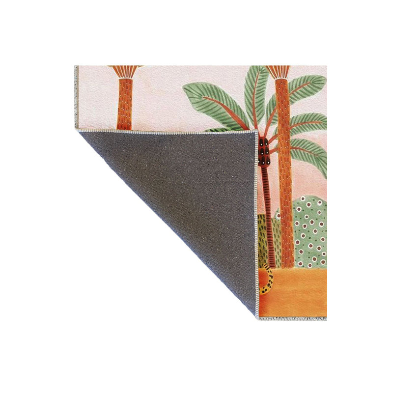 Tapis à motif tissé à motif tressé lavable à la machine Sun Collection, Tapis de couloir 3 pi 3 po x 9 pi 10 po