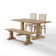 Odakotah - Person Trestle Dining Set